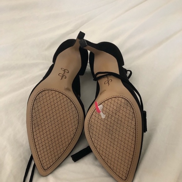 Jessica Simpson Versie Tie Up Heels NWT - Picture 5 of 8